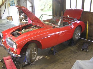 Healey with touch up work by East Coast Collision & Restoration