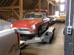 A red MGC recovered from Fitchburg Tuesday night