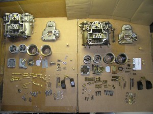 40 DCOE carburetors, before & after