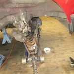 assembling MGB front suspension