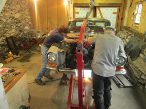Chris & Butch toss the XJ6 enigne back in