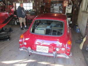 Right hand drive MGB GT
