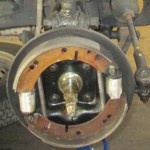 Wheel cylinders & shoes installed wrong way 'round on an MG TD