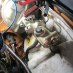 New master cylinder in a late MGB