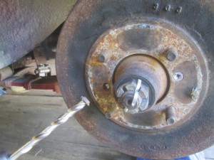 removing a broken screw